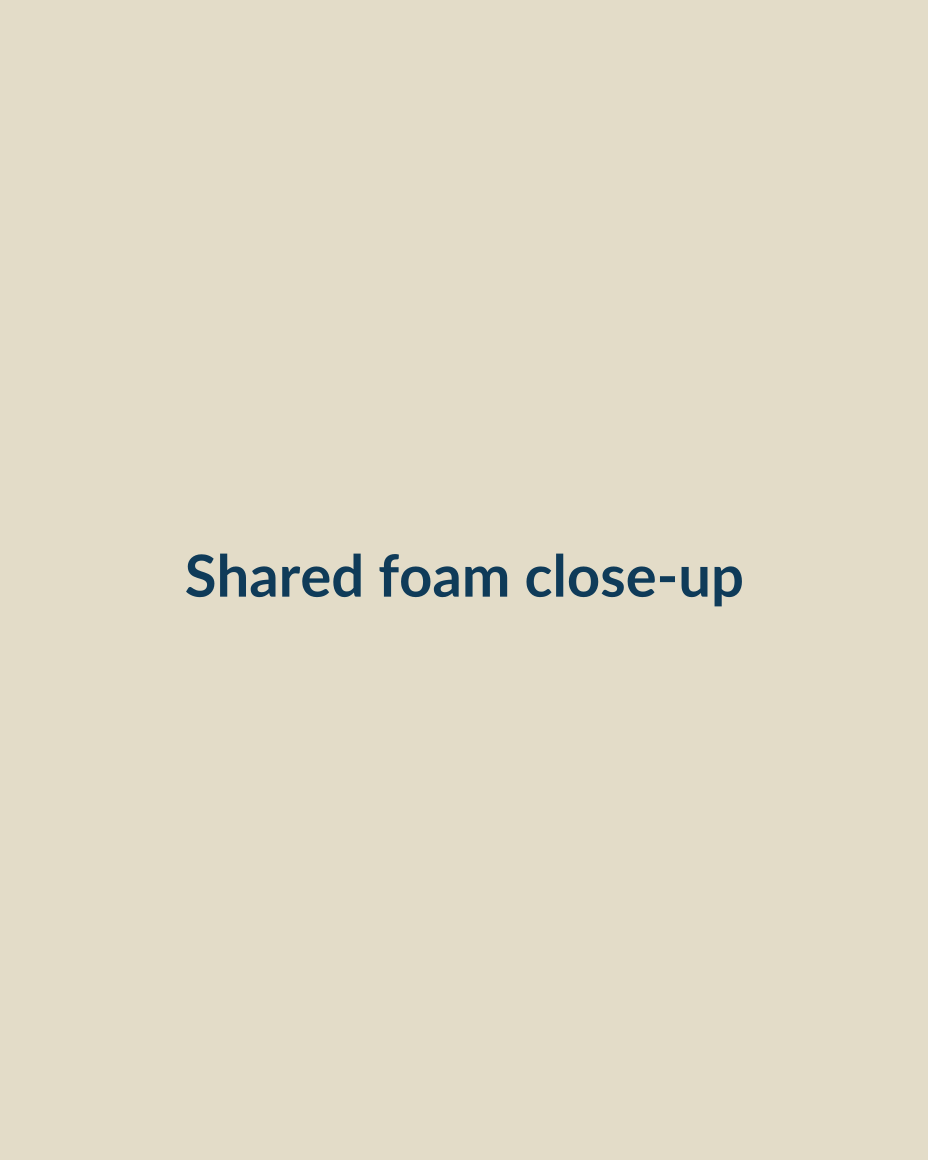 Foam close-up - all scents