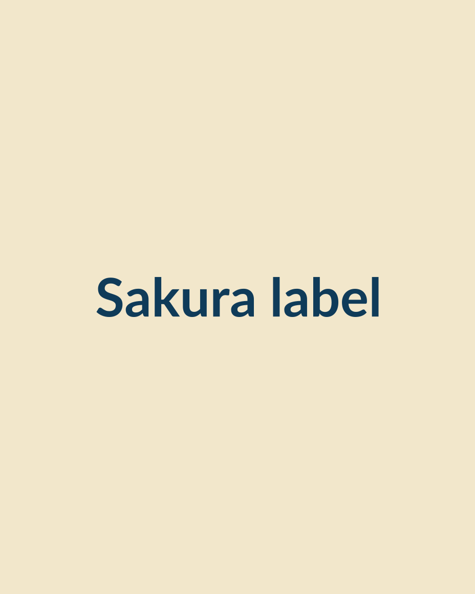 Sakura label artwork