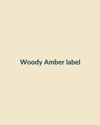 Woody Amber label artwork